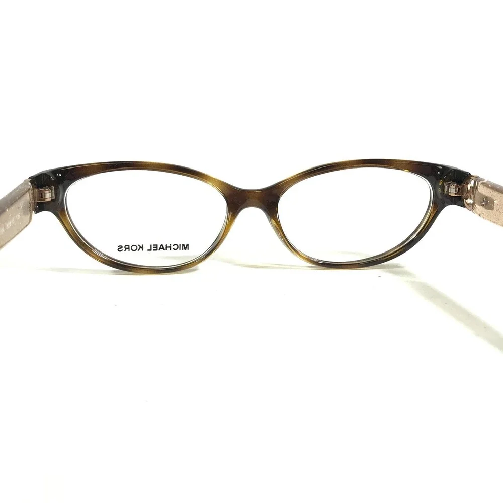 Michael Kors Eyeglasses Frames MK 8017 Tabitha VII 3104 Brown Glitter 52-15-135